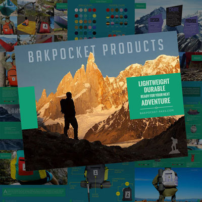 Bakpocket Products Catalog Design